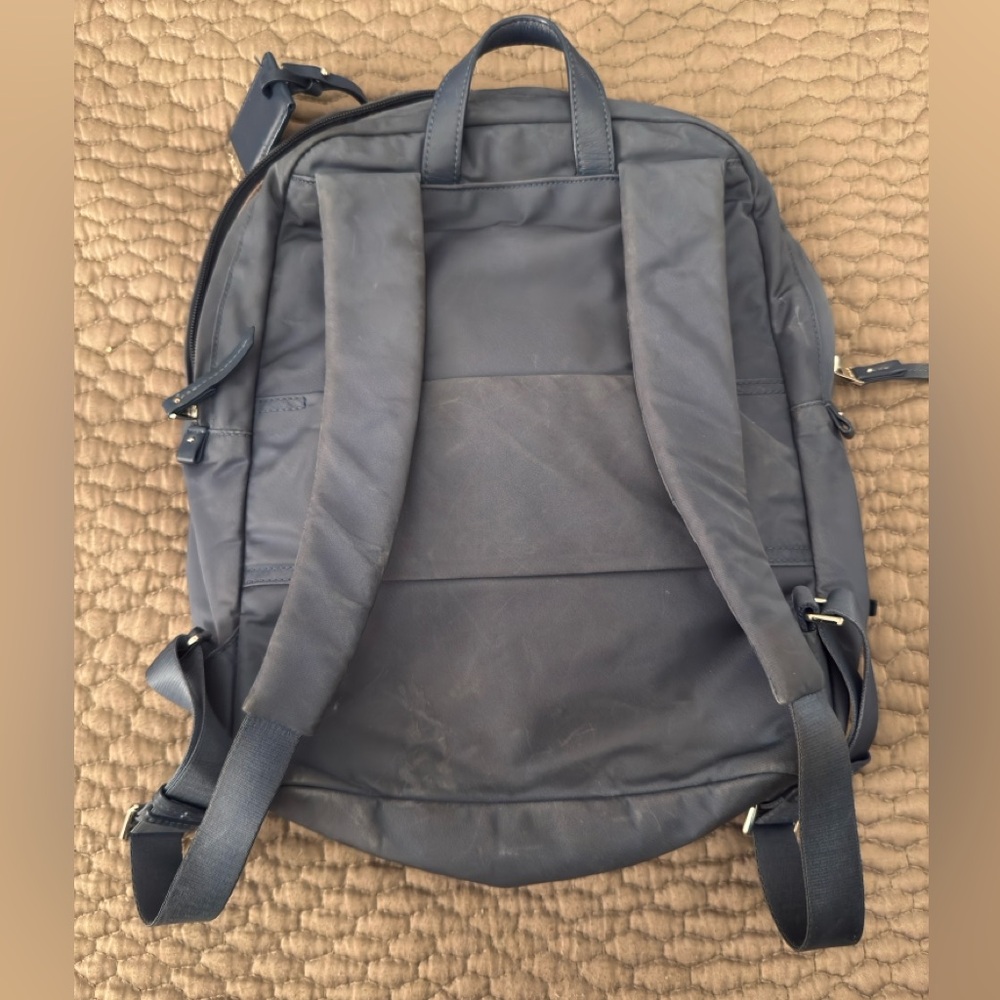 ❤️ TUMI Voyageur Halle Backpack Blue Nylon men’s women’s unisex - Picture 3 of 7